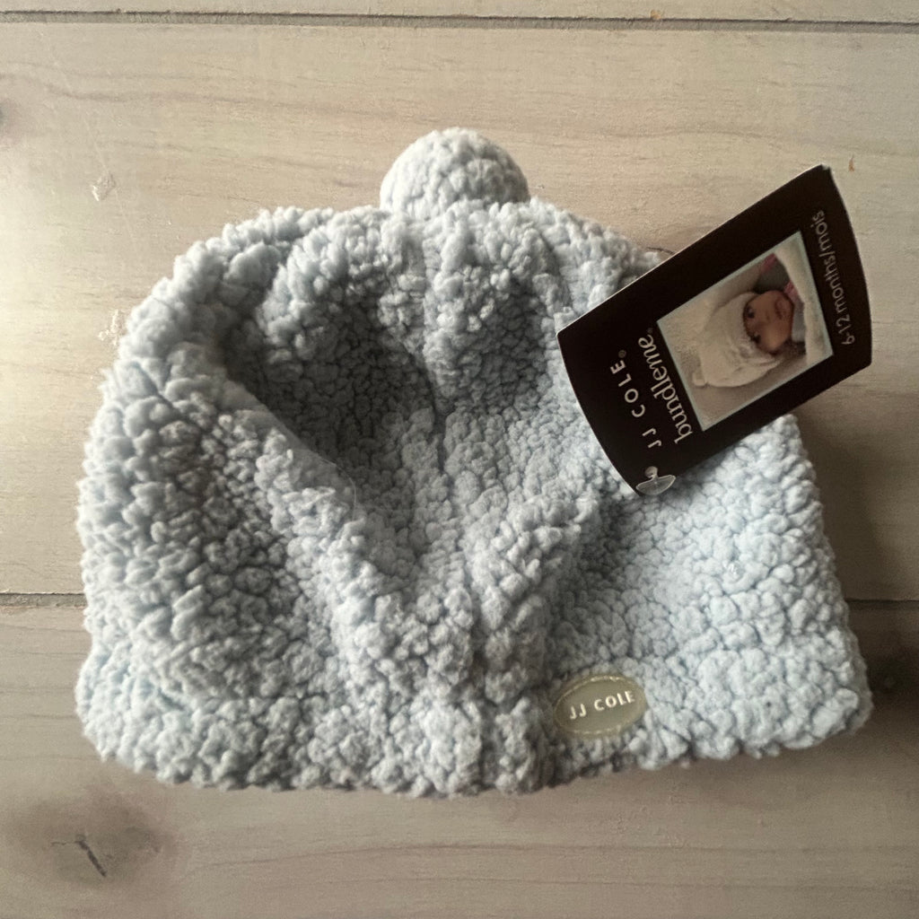 NWT JJ Cole Bundle Me Blue Soft Fleece Beanie Hat