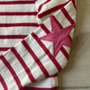 Mini Boden Striped Star Elbow Patch Shirt
