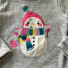 Gymboree Snowman Applique Sweatshirt Dress