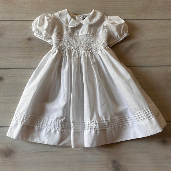 Carriage Boutiques White Smocked Dress