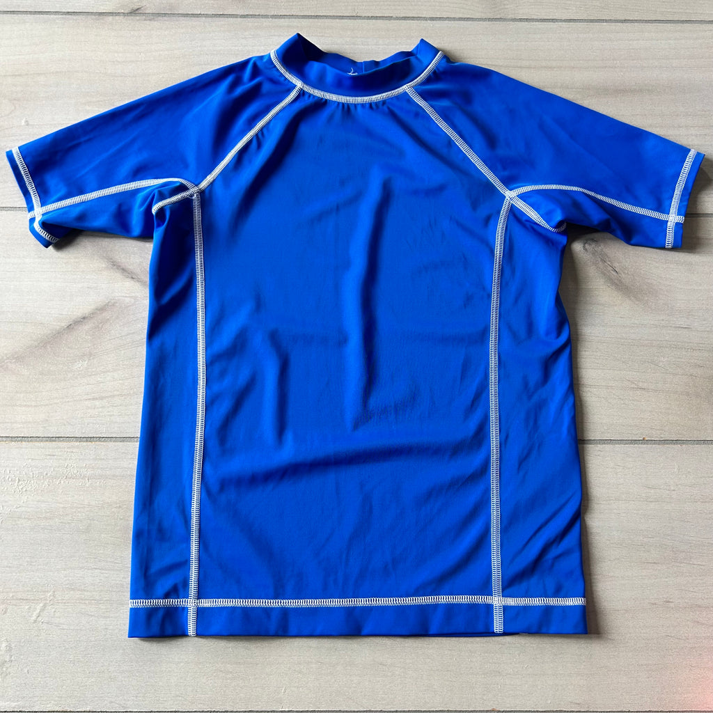 NWOT Lands End Blue Swim Rashguard