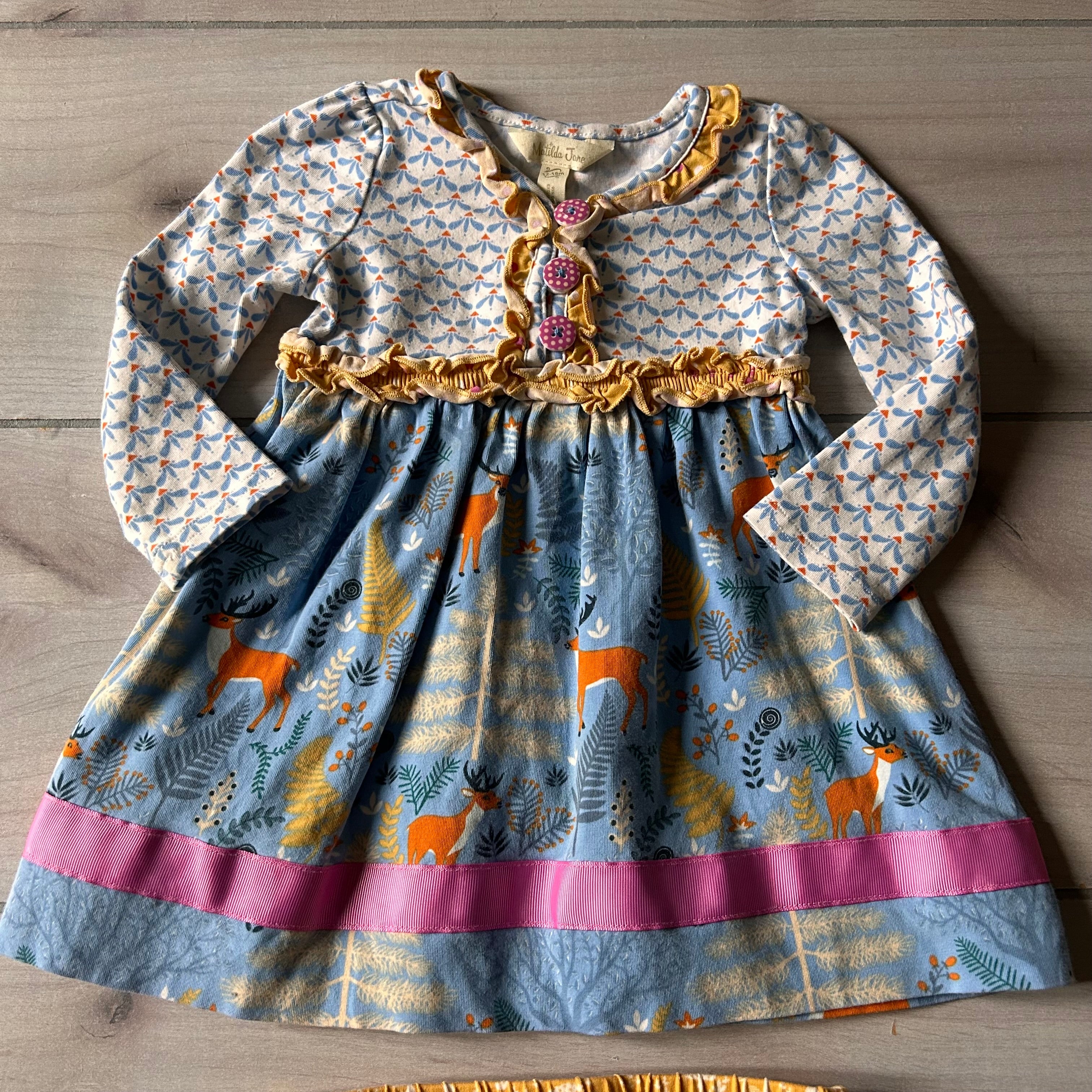 matilda jane cotton stem dress Mulberry Mischief Shimmer Dress 7Y
