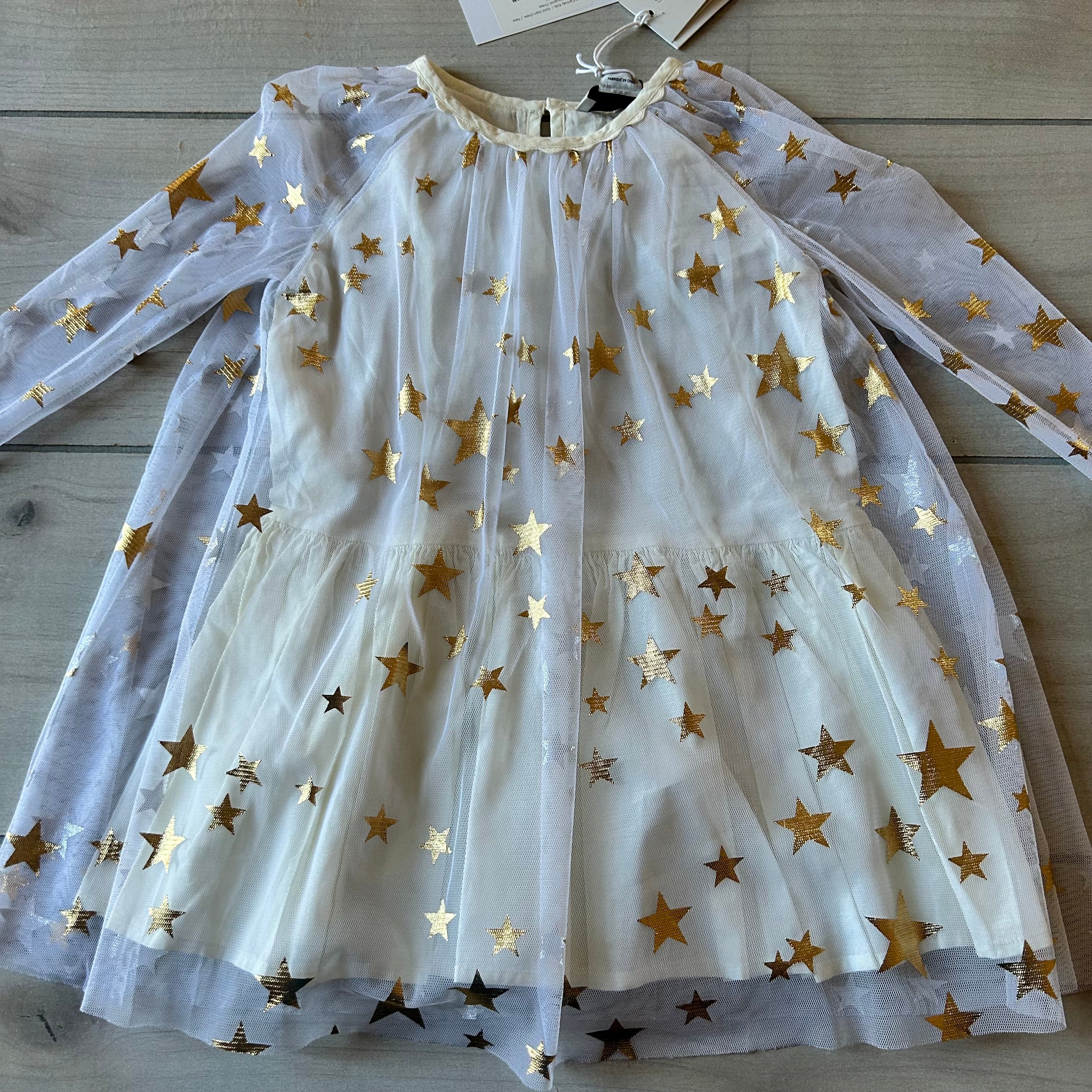 NWT Stella McCartney Gold Star Tulle Dress Sweet Pea & Teddy NWT Stella McCartney Gold Star Tulle Dress Sweet Pea & Teddy