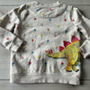 Mini Boden Dinosaur Applique Sweatshirt