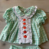 Cecil and Lou Gingham Pumpkin Smocked Outfit
