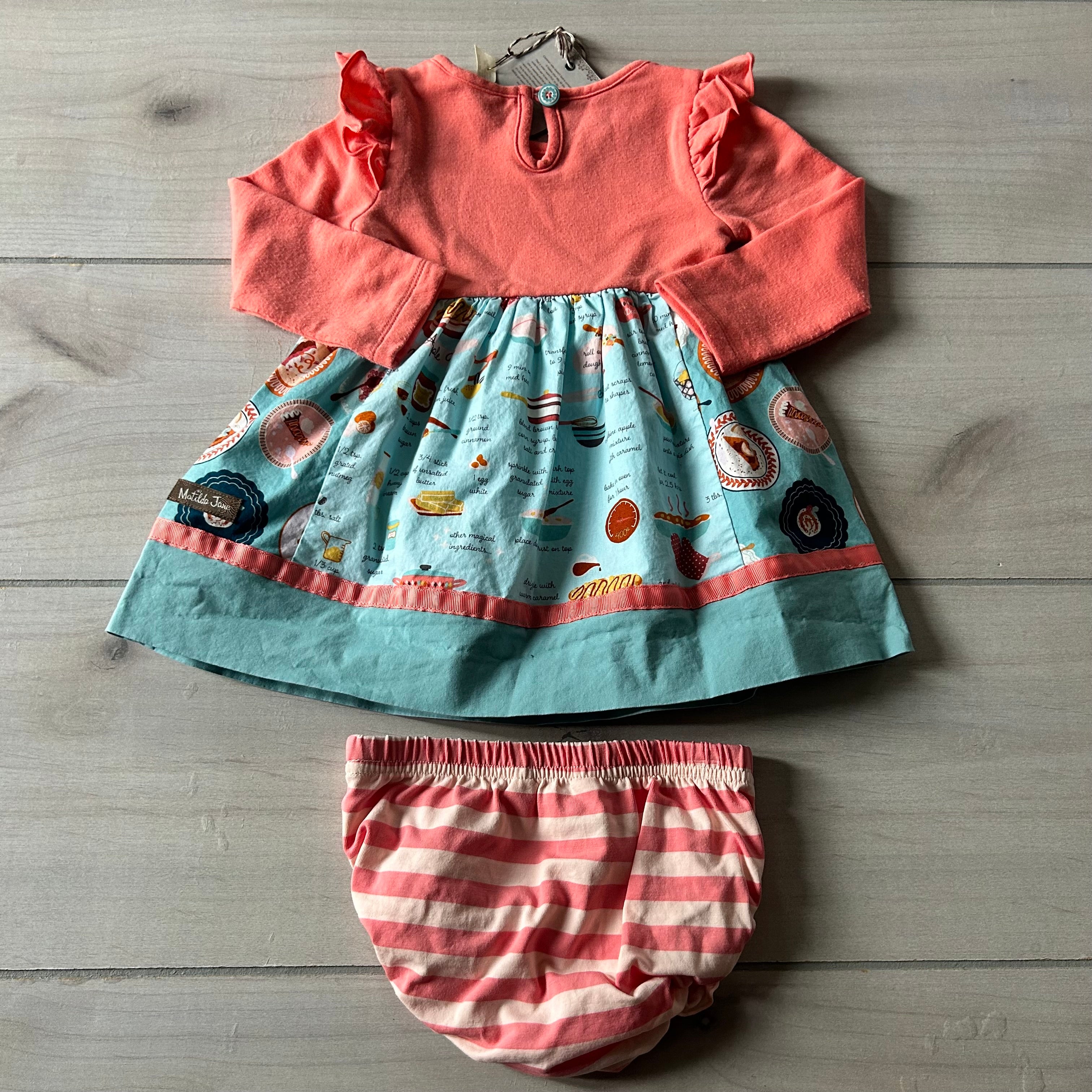 matilda jane dress NWT Matilda Jane Apple Pie Dress & Bloomer – Sweet Pea & Teddy