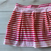 NWT Hunter Nylon Pink Striped Interior Adjustable Button Tab Skort