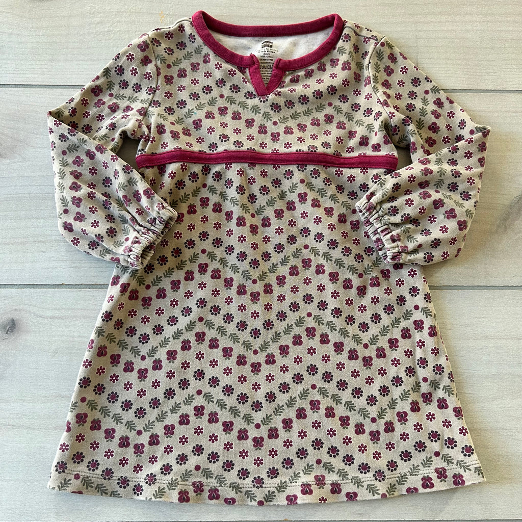 Tea Collection Brown & Pink Floral Dress