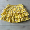 Hanna Andersson Yellow Polka Dot Ruffle Layer Skort