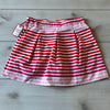 NWT Hunter Nylon Pink Striped Interior Adjustable Button Tab Skort