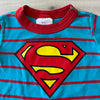 Hanna Andersson Superman Superhero Organic Cotton Short John Pajama Set