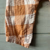 NWT Mud Pie 100% Cotton Orange Muslin Romper & Headband