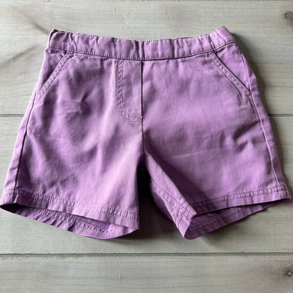 Primary Lilac Purple Interior Adjustable Button Tab Shorts