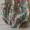 Busy Bee Smocked Floral Bubble Romper