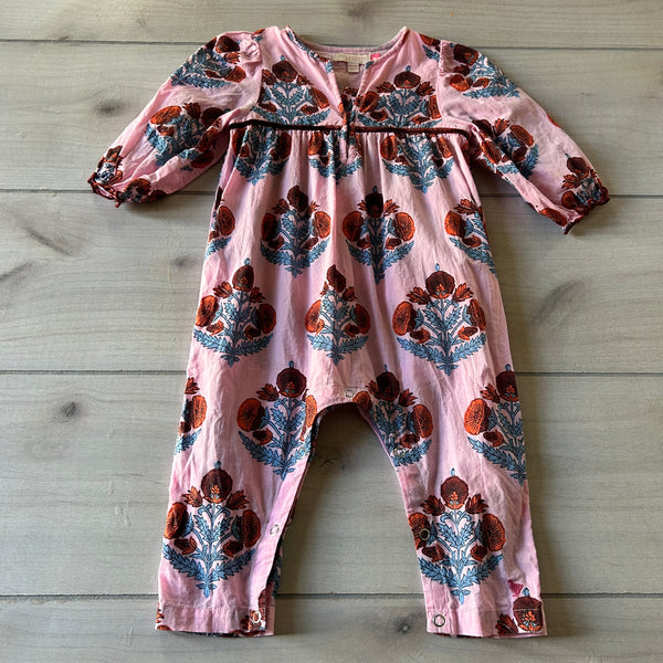 Pink Chicken Pink Floral Romper