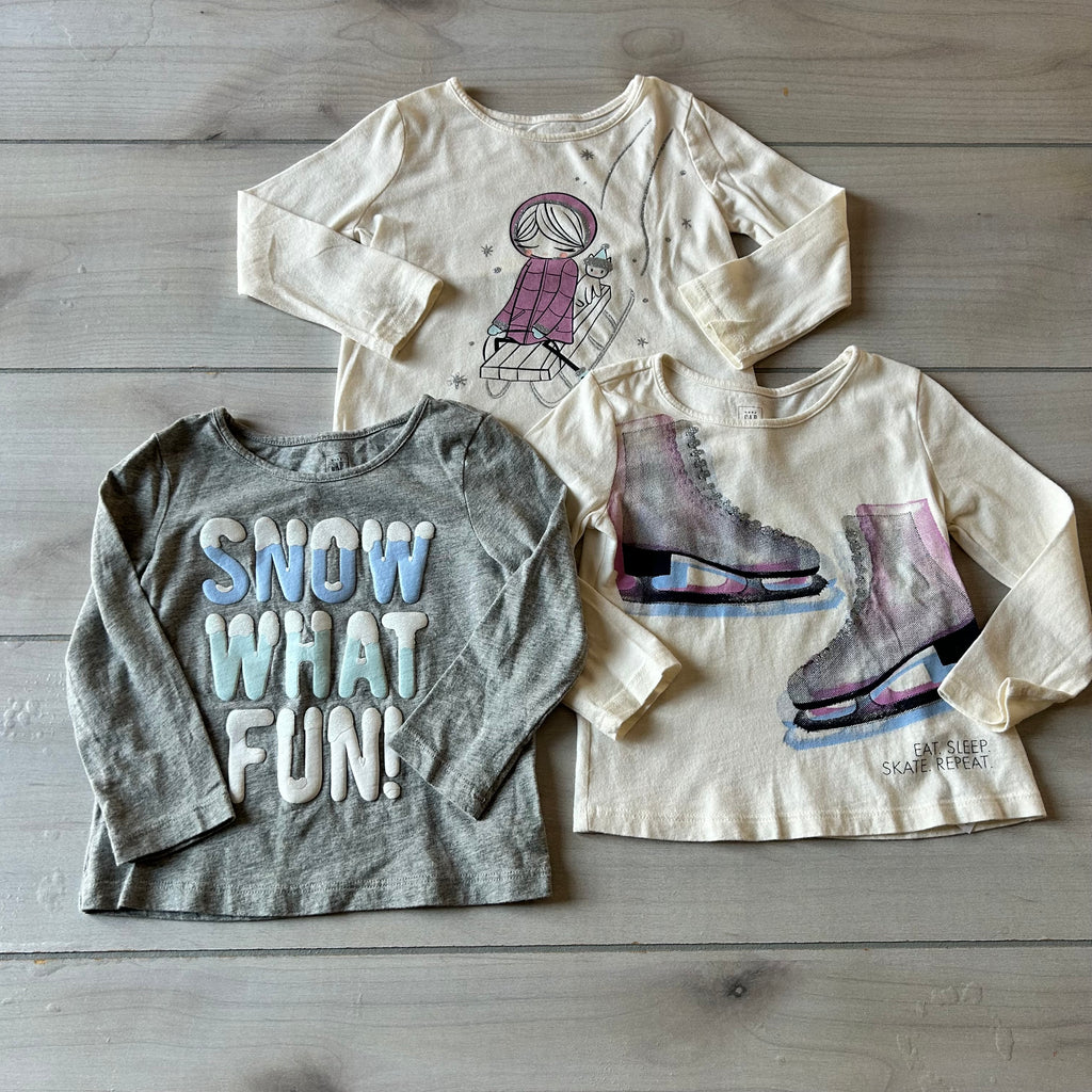 Baby Gap Winter Long Sleeve Shirt Bundle