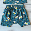 NWT Open Edit 100% Organic Cotton Floral Print Short Set