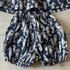 Rachel Riley Seahorse Navy White Dress & Bloomer