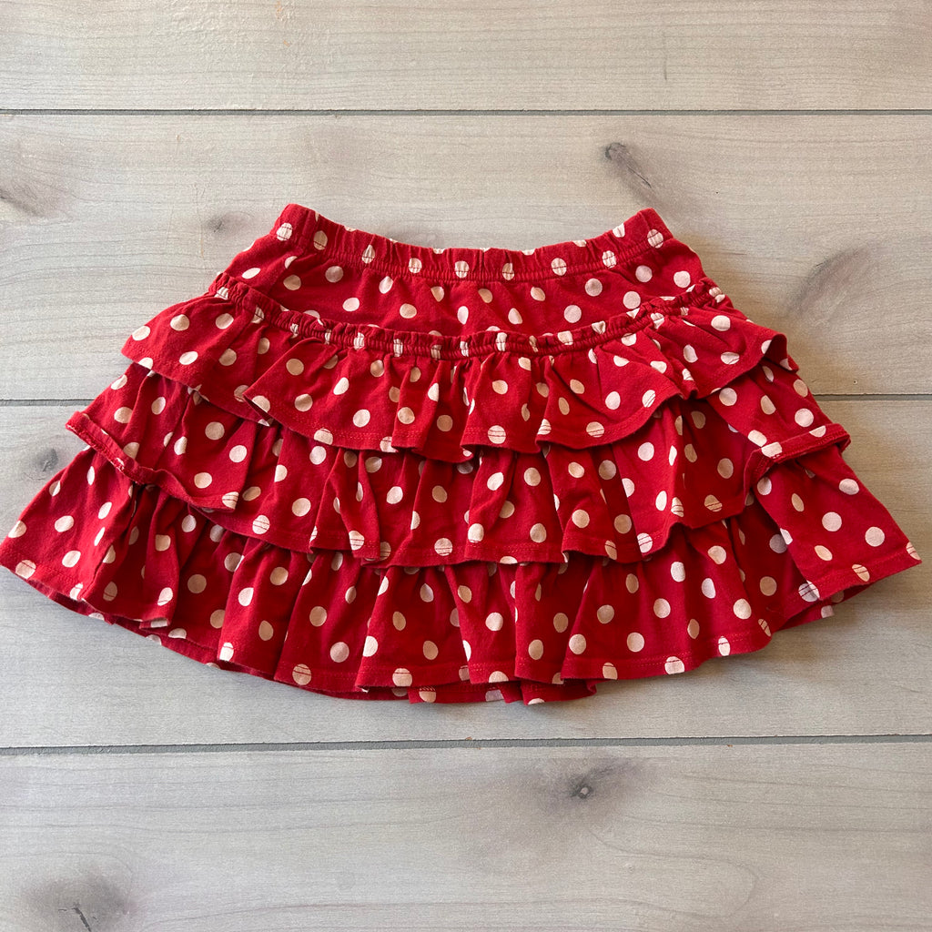 Mini Boden Red Dot Skirt