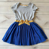 Hanna Andersson Gray & Blue Tulle Dress