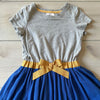 Hanna Andersson Gray & Blue Tulle Dress