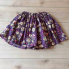 Tea Collection Purple Floral Skirt