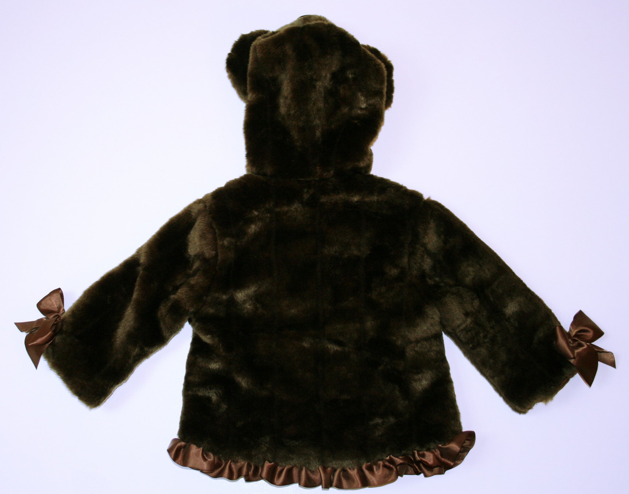 Mud Pie Faux Fur Brown Bear Coat – Sweet Pea & Teddy