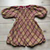 Tea Collection Purple & Tan Plaid Bubble Bottom Dress & Bloomer