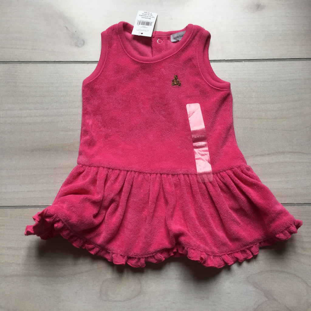 NEW Baby Gap Pink Terry Onesie Dress