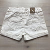 NEW Zara Baby White Heart Pocket Shorts
