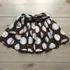 Mini Boden Brown & White Polka Dot Skirt