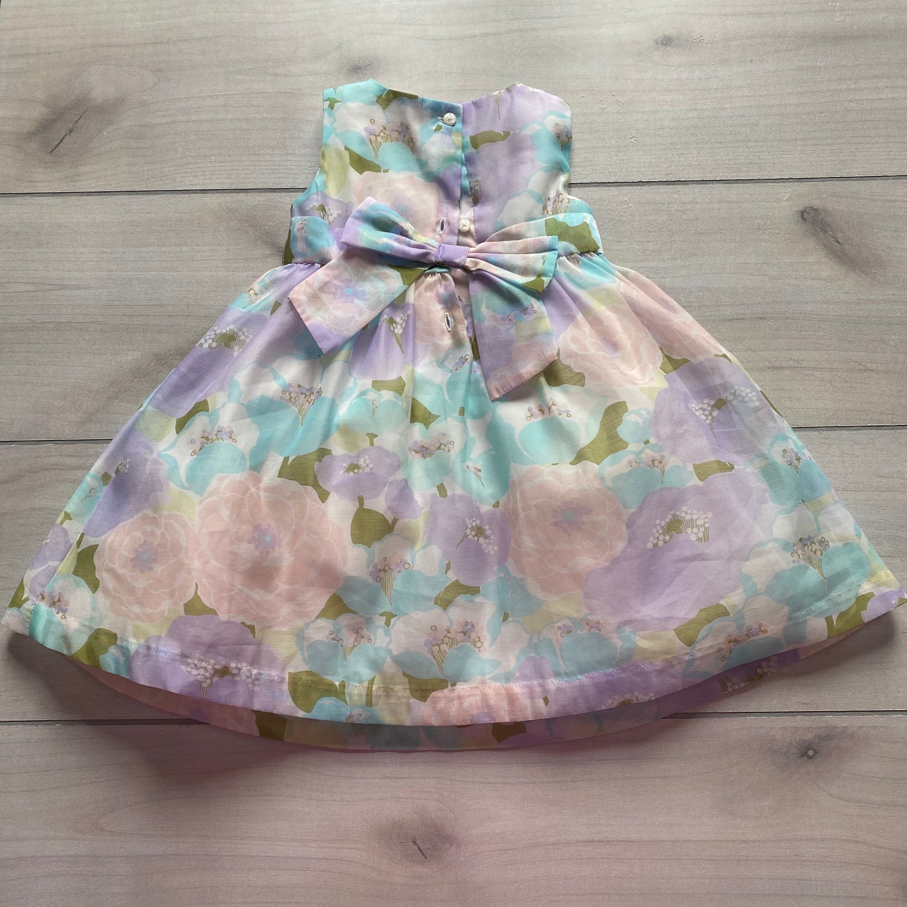 Gymboree Pastel Floral Polyester Dress – Sweet Pea & Teddy