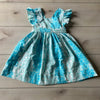 Eleanor Rose Blue Paisley Dress