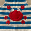 Little Wishes Crab Applique Romper