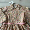 NWT Icky Baby Paisley Pleated Belted Dress