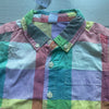 NEW Baby Gap Pastel Checkered Button Down Shirt