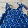 NWT Franny Flinn Reversible Seahorse and Clam Pattern Tie Dress