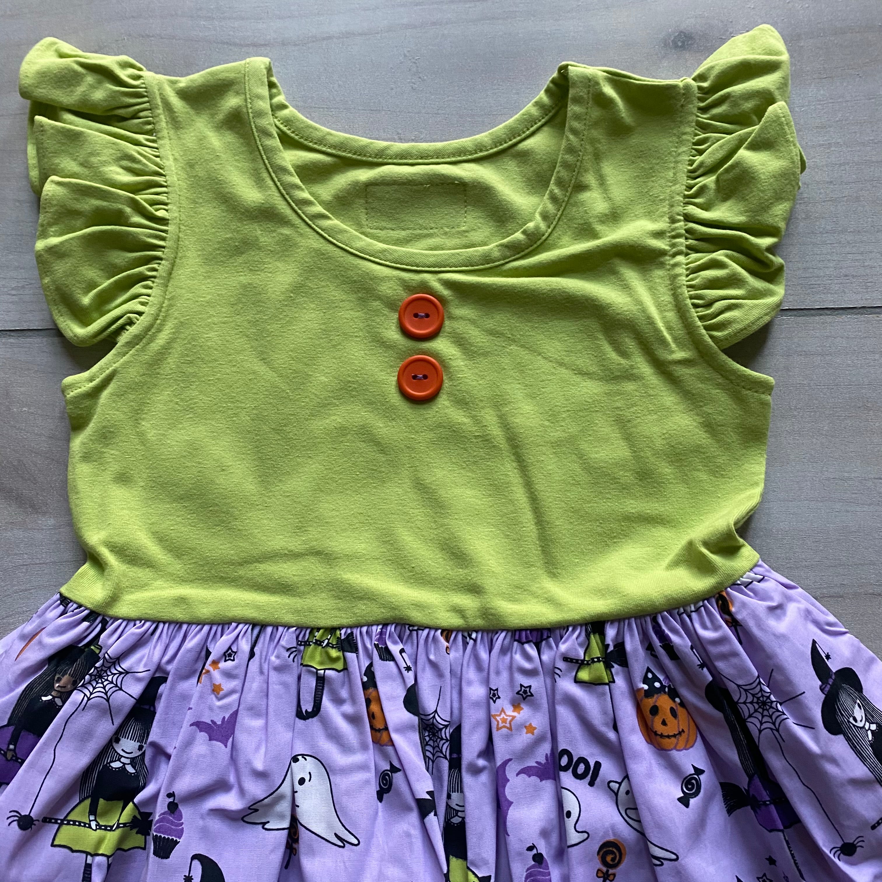 NEW Eleanor Rose Halloween Surprise Rhonda Flutter Dress Sweet Pea & Teddy NEW Eleanor Rose Halloween Surprise Rhonda Flutter Dress Sweet Pea & Teddy