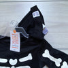 NEW Carter's Black Skeleton Halloween Candy Footed Sleeper and Hat - Sweet Pea & Teddy