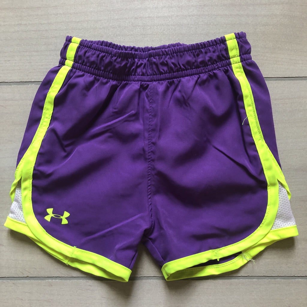 Under Armour Purple & Yellow Athletic Shorts - Sweet Pea & Teddy