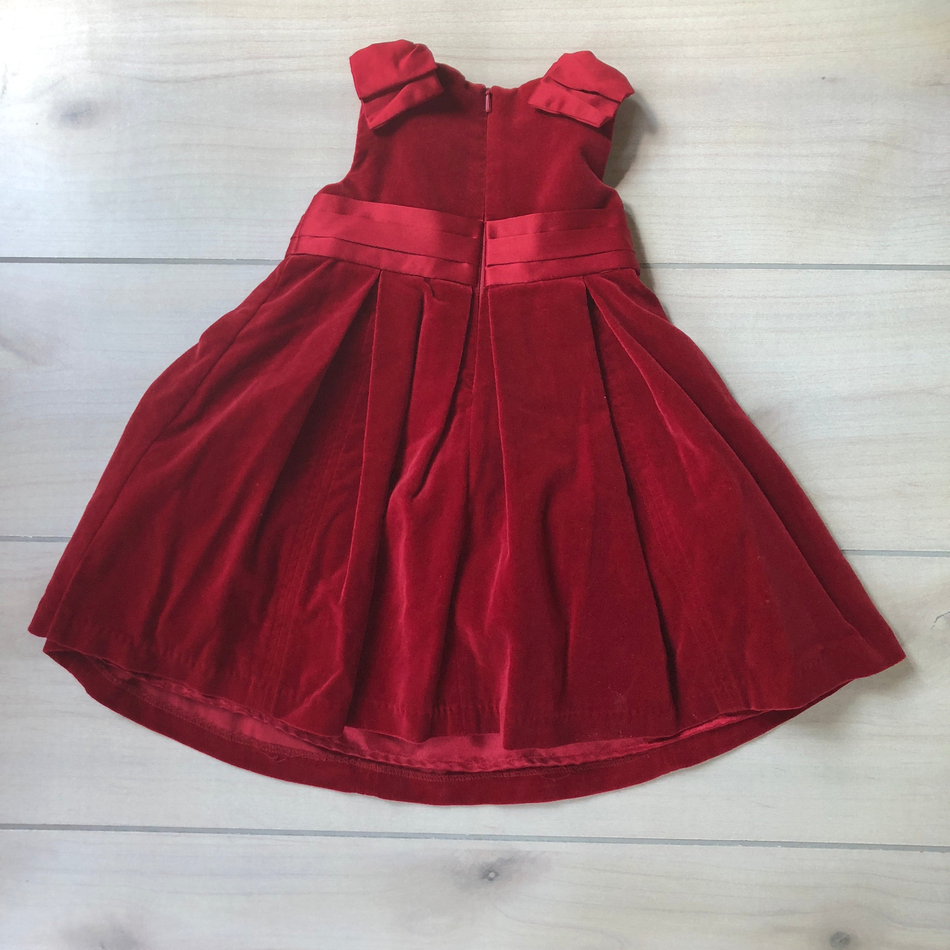 Gymboree Red Velvet Dress Sweet Pea & Teddy Gymboree Red Velvet Dress Sweet Pea & Teddy