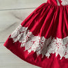 NWT Trish Scully Red Lace Applique Dress