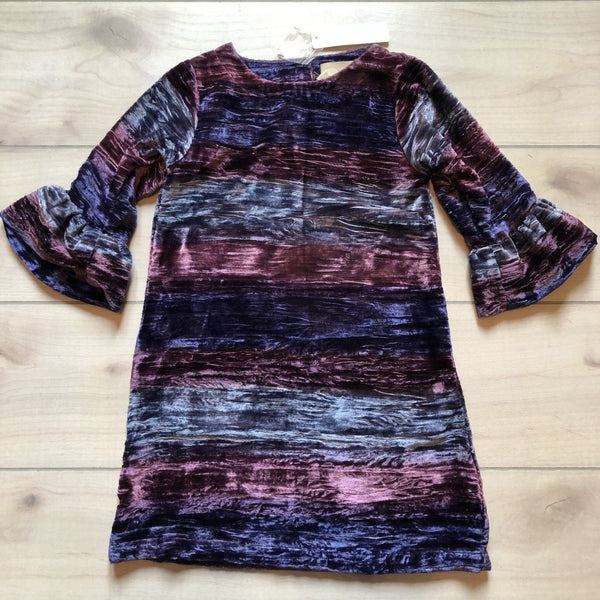 NEW Peek Velour Striped Dress - Sweet Pea & Teddy