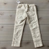 NWT M Brand Icy Luxe Winter White Corduroy Pull On Pants
