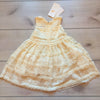 NEW Mayoral Chic Natural Cream Knit Lace Design Dress