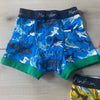 NWOT Mini Boden Shark Pattern Boxer Brief Underwear Set