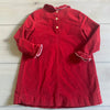 CPC Red Corduroy Collared Dress