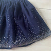 John Lewis Blue Corduory Silver Sequins Skirt
