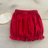NWT Little English Red Corduroy Shortie Bloomer Diaper Cover