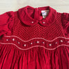 NWT Petit Ami Red Corduroy Smocked Dress & Shortie Bloomer